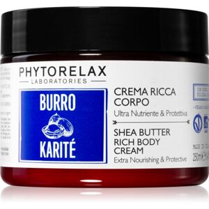 Phytorelax Laboratories Shea Butter tápláló testápoló krém bambusszal 250 ml