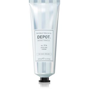 Depot No. 316 Styling Cream közepes erősségű formázó krém a haj természetes csillogásáért 125 ml