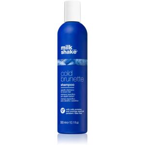 Milk Shake Cold Brunette Shampoo sampon a sárga tónusok neutralizálására a barna árnyalatú hajra 300 ml