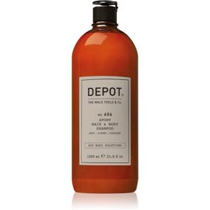 Depot No. 606 Sport Hair & Body frissítő sampon testre és hajra 100 ml