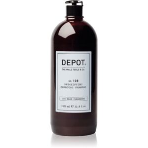 Depot No. 108 Detoxifing Charchoal Shampoo Tisztító méregtelenítő sampon minden hajtípusra 1000 ml