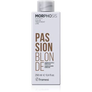 Framesi Morphosis Passion Blonde sampon a szőke meleg árnyalataiért 250 ml