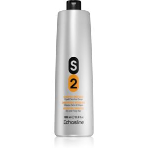 Echosline Dry and Frizzy Hair S2 hidratáló sampon hullámos és göndör hajra 1000 ml