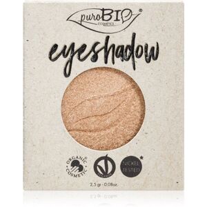 puroBIO Cosmetics Compact Eyeshadows szemhéjfesték utántöltő árnyalat 01 Champagne 2,5 g