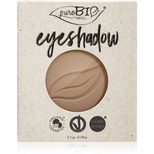 puroBIO Cosmetics Compact Eyeshadows szemhéjfesték utántöltő árnyalat 02 Dove Gray 2,5 g