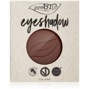 puroBIO Cosmetics Compact Eyeshadows szemhéjfesték utántöltő árnyalat 03 Brown 2,5 g