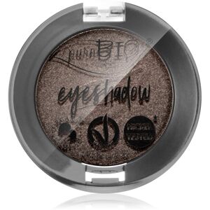 puroBIO Cosmetics Compact Eyeshadows szemhéjfesték árnyalat 19 Intense Gray 2,5 g