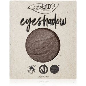 puroBIO Cosmetics Compact Eyeshadows szemhéjfesték utántöltő árnyalat 19 Intense Gray 2,5 g