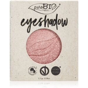puroBIO Cosmetics Compact Eyeshadows szemhéjfesték utántöltő árnyalat 25 Pink 2,5 g