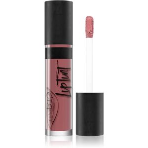 puroBIO Cosmetics Lip Tint matt folyékony állagú ajakrúzs árnyalat 06 Dark Pink 4,8 ml