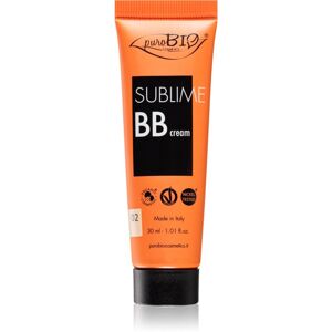 puroBIO Cosmetics Sublime BB Cream hidratáló BB krém árnyalat 02 30 ml