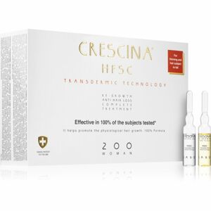 Crescina Transdermic 200 Re-Growth and Anti-Hair Loss hajnövekedés és hajhullás elleni ápolás hölgyeknek 20x3,5 ml
