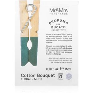 Mr & Mrs Fragrance Laundry Cotton Bouquet illatkoncentrátum mosógépbe 15 ml