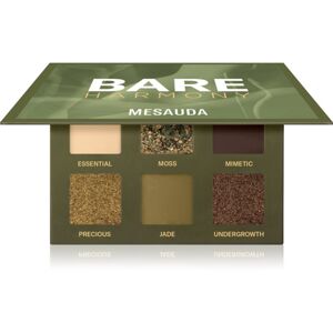 Mesauda Milano Bare Harmony szemhéjfesték paletta árnyalat 205 Hidden Green 6x1 g