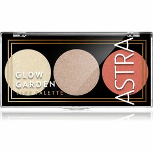 Astra Make-up Palette Glow Garden bőrvilágosító paletta árnyalat Peach Paradox 7,5 g