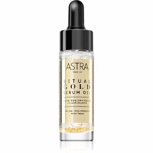 Astra Make-up Ritual Gold Serum Oil élénkítő sminkalap a make - up alá 24 karátos arannyal 15 ml