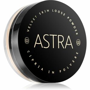 Astra Make-up Velvet Skin bőrvilágosító könnyed és természetes hatású púder árnyalat 02 Porcelain 11 g