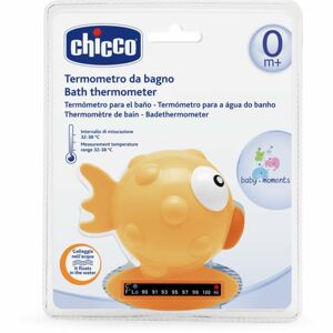 Chicco Baby Moments lázmérő fürdőbe Orange 1 db