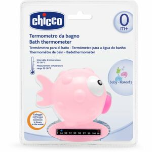 Chicco Baby Moments lázmérő fürdőbe Pink 1 db