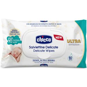Chicco Soft & Pure nedves törlőkendők gyermekeknek 60 db