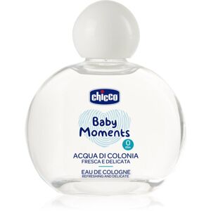 Chicco Baby Moments Refreshing and Delicate Eau de Cologne gyermekeknek születéstől kezdődően 100 ml