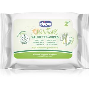 Chicco NaturalZ Protective & Refreshing Wipes szúnyogriasztó kendő 2 m+ 20 db