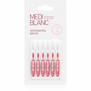 MEDIBLANC Interdental Pick-brush fogközi fogkefe 6 db 0,4 mm Pink 6 db