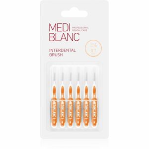 MEDIBLANC Interdental Pick-brush fogközi fogkefe 6 db 0,7 mm Yellow 6 db