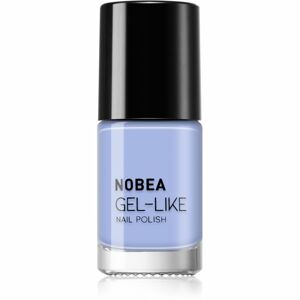 NOBEA Day-to-Day Gel-like Nail Polish körömlakk géles hatással árnyalat Sky blue #N44 6 ml