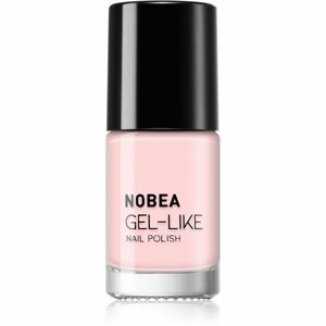NOBEA Day-to-Day Gel-like Nail Polish körömlakk géles hatással árnyalat Mademoiselle nude #N48 6 ml
