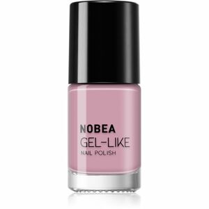 NOBEA Day-to-Day Gel-like Nail Polish körömlakk géles hatással árnyalat Old style pink #N50 6 ml