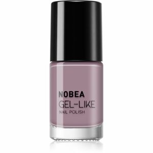 NOBEA Day-to-Day Gel-like Nail Polish körömlakk géles hatással árnyalat Thistle purple #N54 6 ml