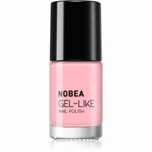 NOBEA Day-to-Day Gel-like Nail Polish körömlakk géles hatással árnyalat Salmon nude #N62 6 ml