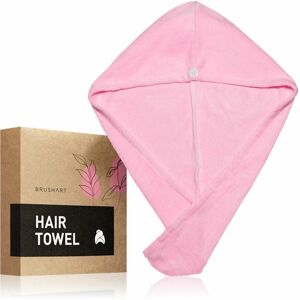 BrushArt Home Salon Hair towel törölköző hajra Pink