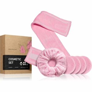 BrushArt Home Salon Cosmetic set mikroszálas sminkeltávolító szett Pink