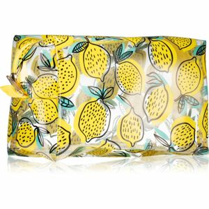 BrushArt Accessories Transparent cosmetic bag átlátszó kozmetikai táska árnyalat Lemon 1 db