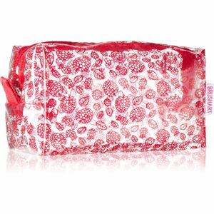BrushArt Berry Cosmetic bag átlátszó kozmetikai táska Berry