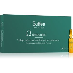 Saffee Acne Skin Omega ampoules: 7-days intensive soothing acne treatment 7 napos intenzív ápolás a pattanások tüneteinek enyhítésére