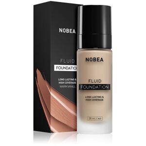 NOBEA Day-to-Day Fluid Foundation hosszan tartó make-up árnyalat 04 Warm vanilla 28 ml