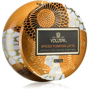 VOLUSPA Japonica Holiday Spiced Pumpkin Latte illatgyertya alumínium dobozban 113 g