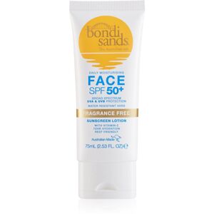 Bondi Sands SPF 50+ Face Fragrance Free illatmentes napozó krém az arcra SPF 50+ 75 ml