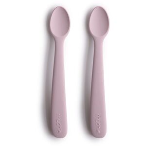 Mushie Silicone Feeding Spoons kiskanál Soft Lilac 2 db