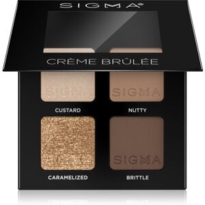 Sigma Beauty Quad szemhéjfesték paletta árnyalat Crème Brûlée 4 g