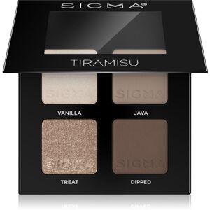 Sigma Beauty Quad szemhéjfesték paletta árnyalat Tiramisu 4 g