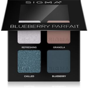Sigma Beauty Quad szemhéjfesték paletta árnyalat Blueberry Parfait 4 g