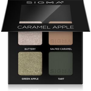 Sigma Beauty Quad szemhéjfesték paletta árnyalat Caramel Apple 4 g