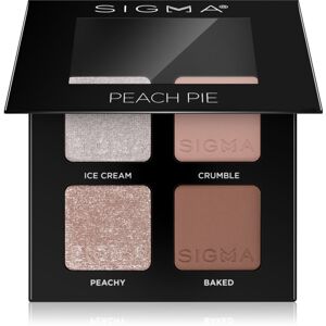 Sigma Beauty Quad szemhéjfesték paletta árnyalat Peach Pie 4 g