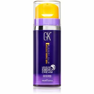 GK Hair Bombshell Leave-In Cream öblítés nélküli tápláló kondicionáló az összes szőke hajtípusra pumpás 100 ml