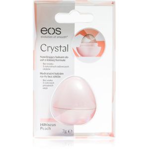 EOS Crystal Hibiscus Peach hidratáló ajakbalzsam illattal Hibiscus Peach 7 g