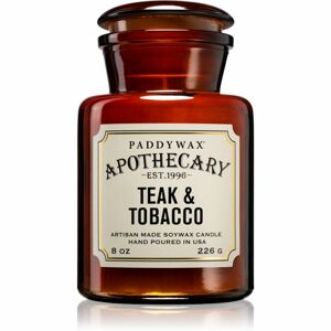 Paddywax Apothecary Teak & Tabacco illatgyertya 226 g